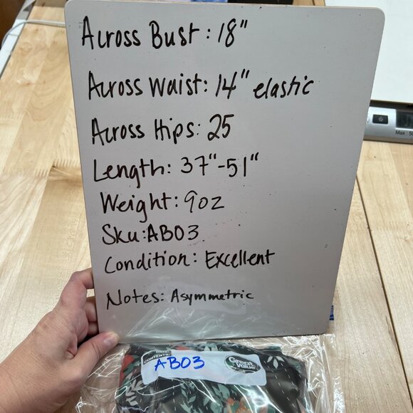 Walter Baker Floral Asymmetric Dress Ruffled Shoulders Black Multi Size Large - Picture 14 of 14